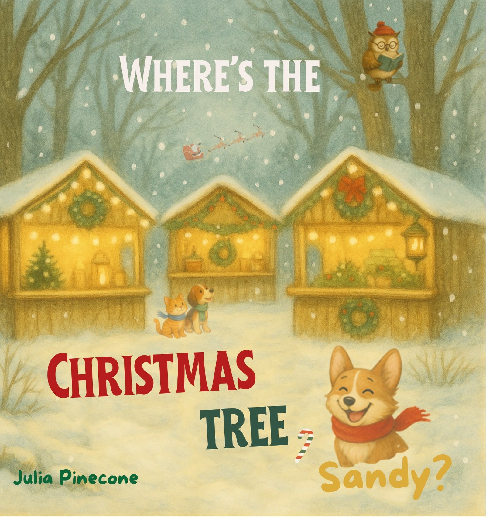 Front cover of Where’s the Christmas Tree, Sandy?